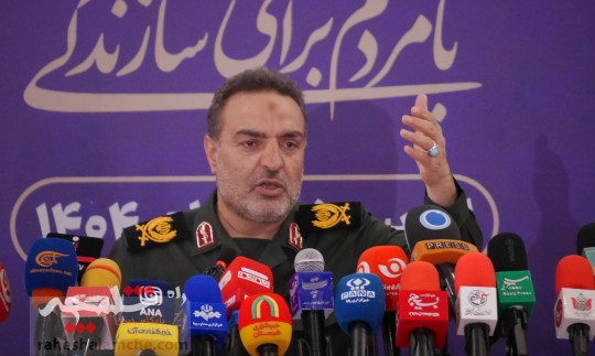 نشست خبری سردار محمد زهرایی +تصاویر