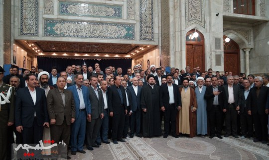 حضور نمایندگان مجلس در حرم امام خمینی(ره) +تصاویر