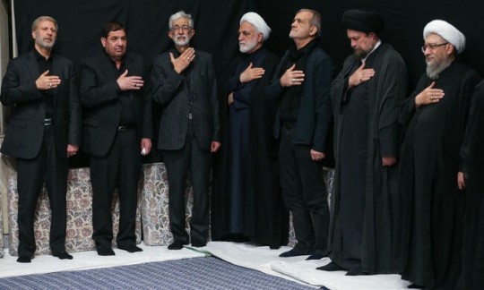 مراسم عزاداری سیدالشهدا(ع) در بیت رهبری 
