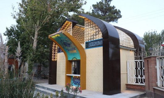 برای اولین بار، چایخانه رضوی در تاکستان به بهره برداری رسید